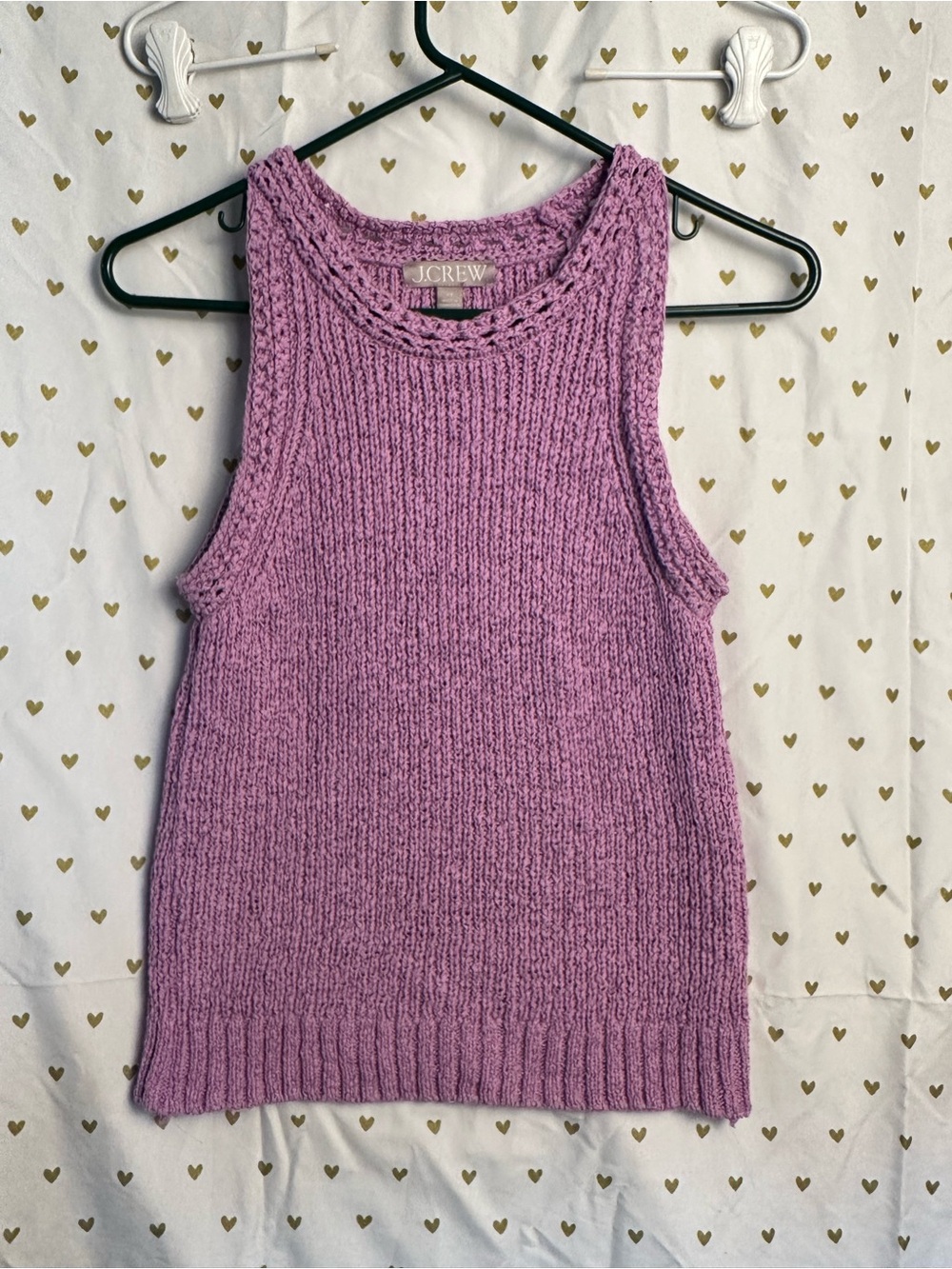 J. Crew Lilac Knit Tank